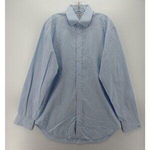 Ascot Chang Shirt Large Thomas Mason Button Up Dress Shirt Cotton Woven